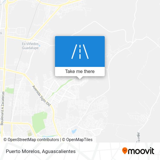 Puerto Morelos map