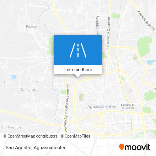 San Agustín map