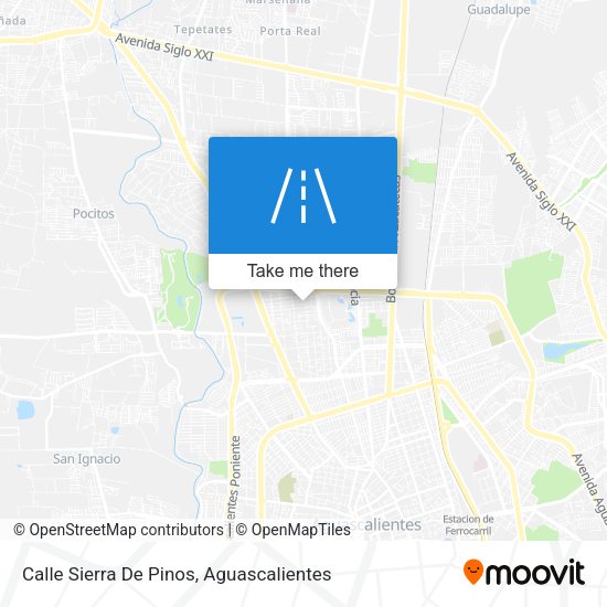 Calle Sierra De Pinos map