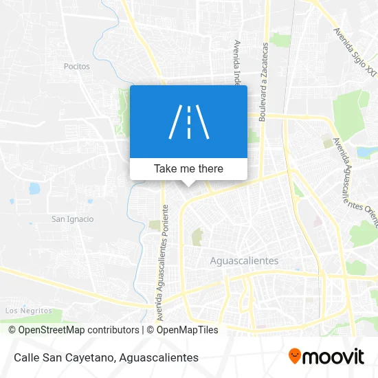 Calle San Cayetano map