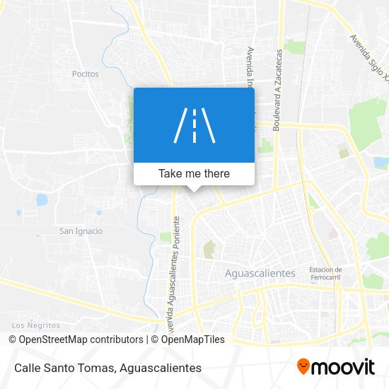 Mapa de Calle Santo Tomas