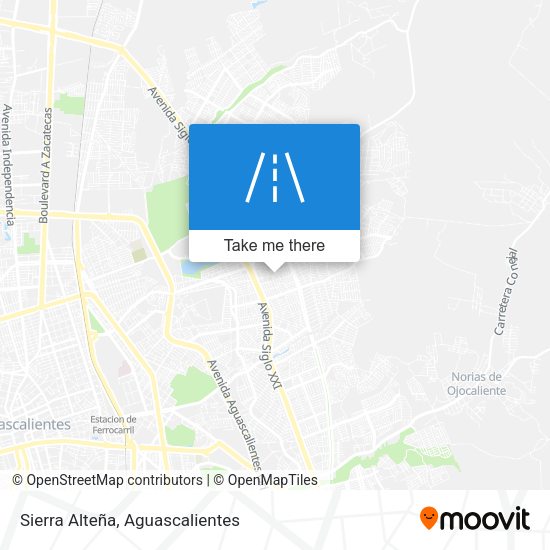 Sierra Alteña map
