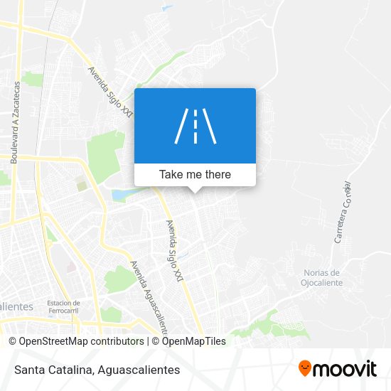 Santa Catalina map
