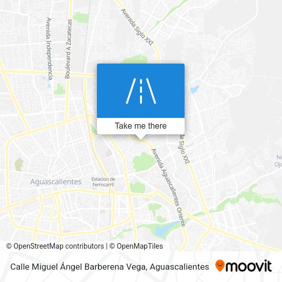 Calle Miguel Ángel Barberena Vega map