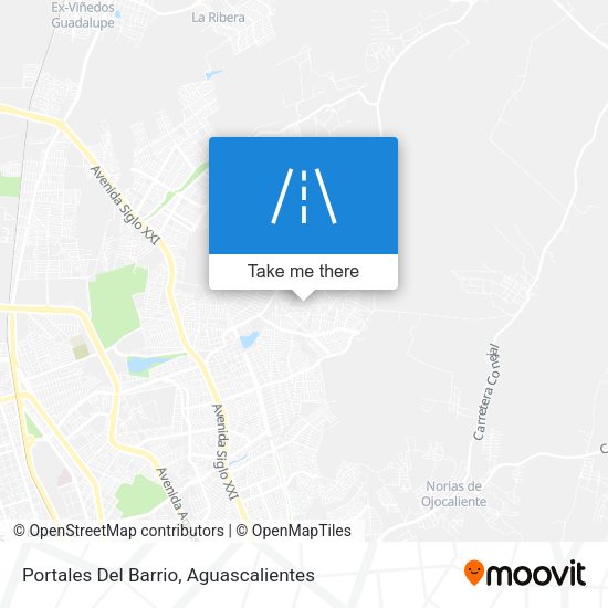 Portales Del Barrio map