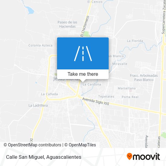 Calle San Miguel map