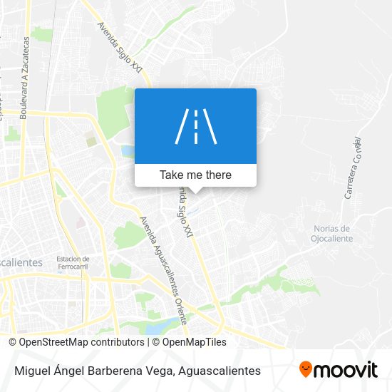 Miguel Ángel Barberena Vega map