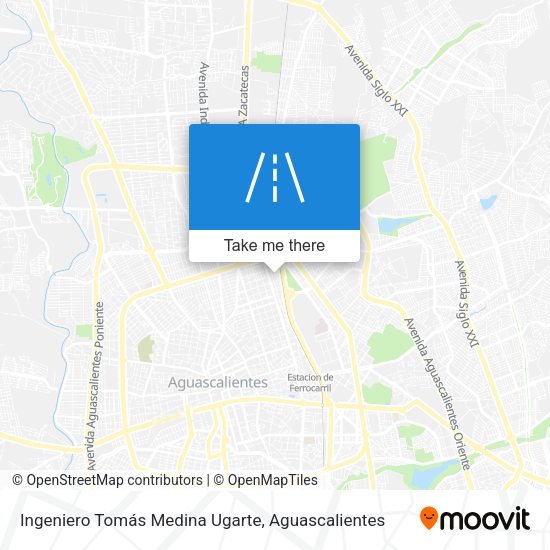 Mapa de Ingeniero Tomás Medina Ugarte