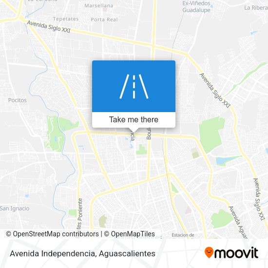 Avenida Independencia map
