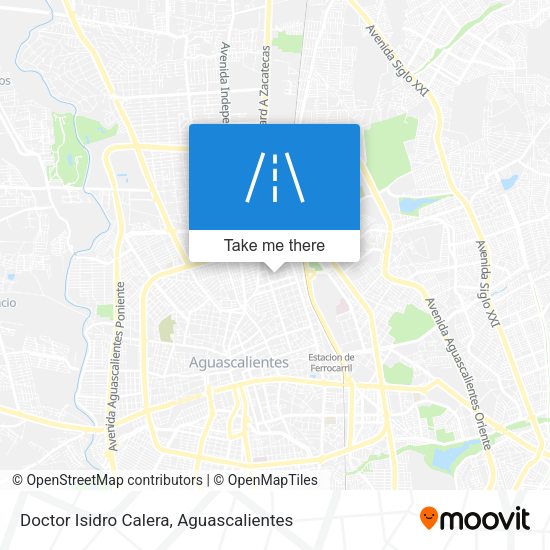 Doctor Isidro Calera map