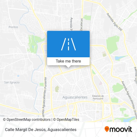 Calle Margil De Jesús map