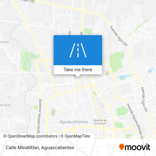Calle Minatitlan map