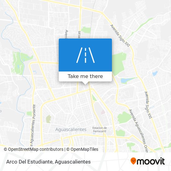 Arco Del Estudiante map