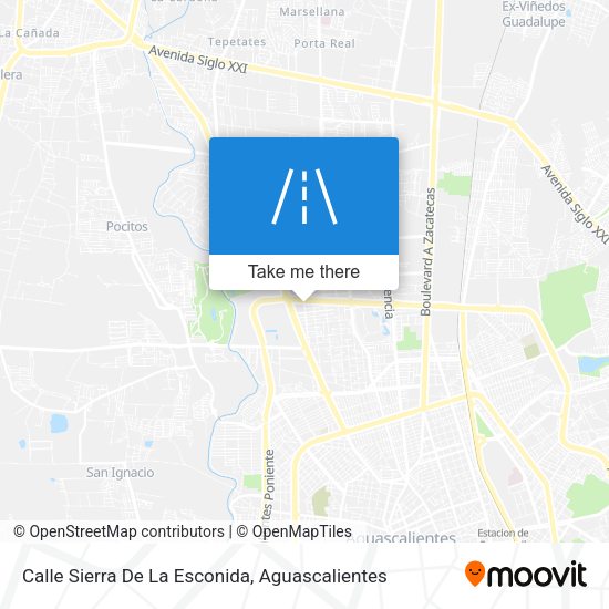 Calle Sierra De La Esconida map