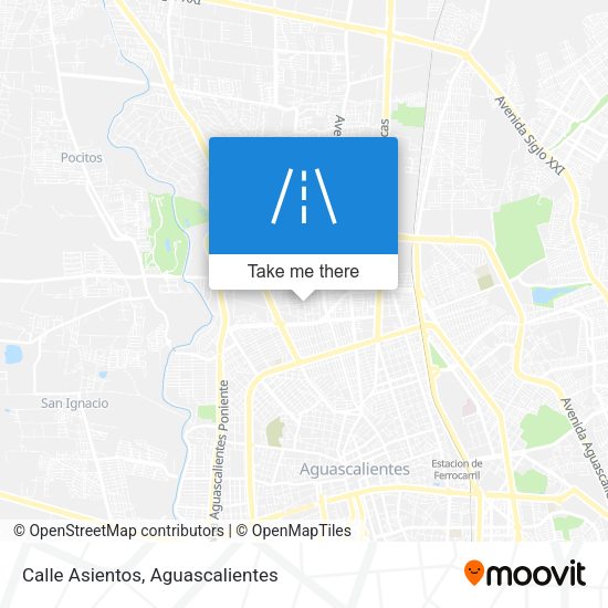 Mapa de Calle Asientos