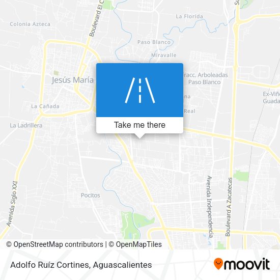 Mapa de Adolfo Ruíz Cortines