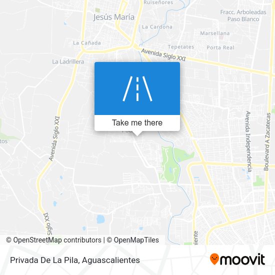 Mapa de Privada De La Pila