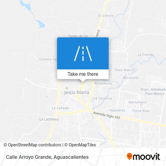 Calle Arroyo Grande map