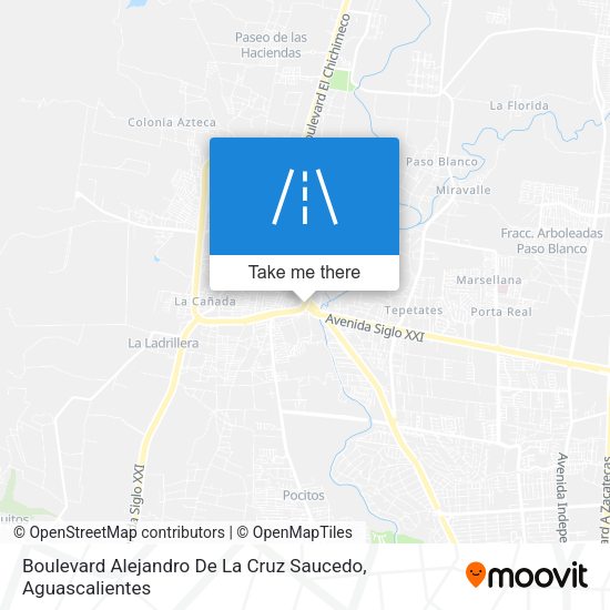 Boulevard Alejandro De La Cruz Saucedo map