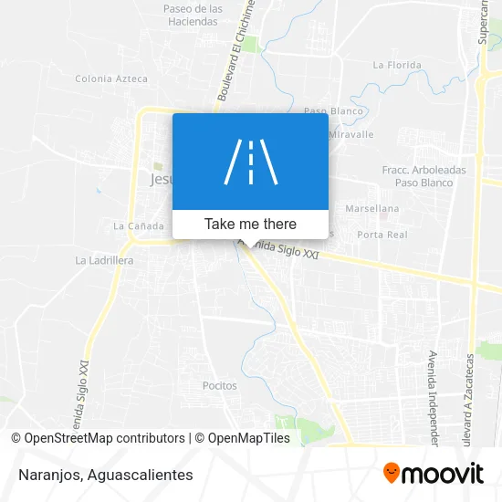 Naranjos map