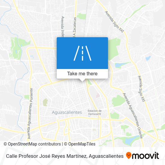 Mapa de Calle Profesor José Reyes Martínez