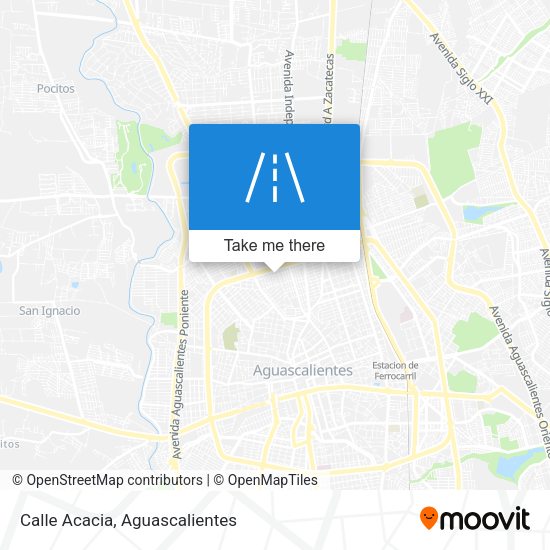 Mapa de Calle Acacia