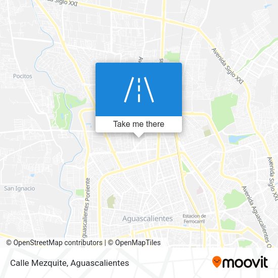 Mapa de Calle Mezquite