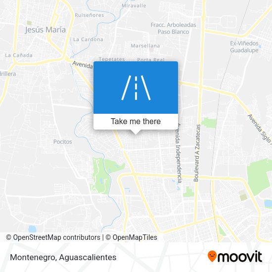 Mapa de Montenegro