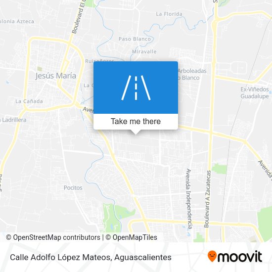 Calle Adolfo López Mateos map