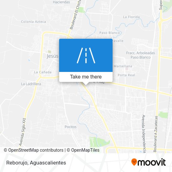 Mapa de Reborujo