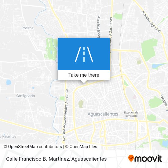 Mapa de Calle Francisco B. Martínez