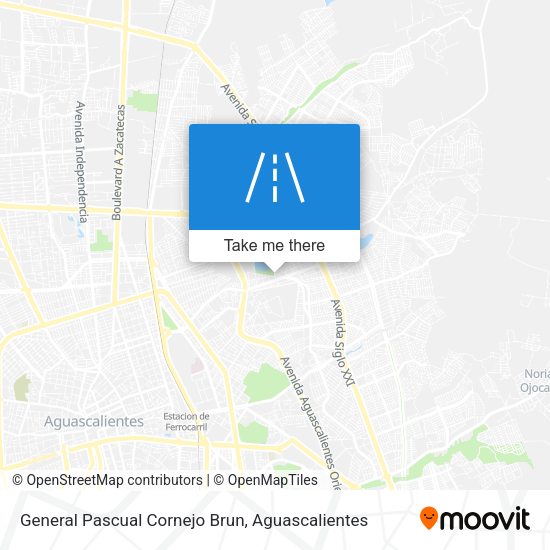 Mapa de General Pascual Cornejo Brun