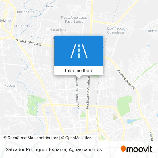 Mapa de Salvador Rodríguez Esparza