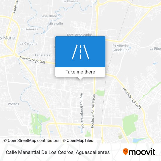 Calle Manantial De Los Cedros map