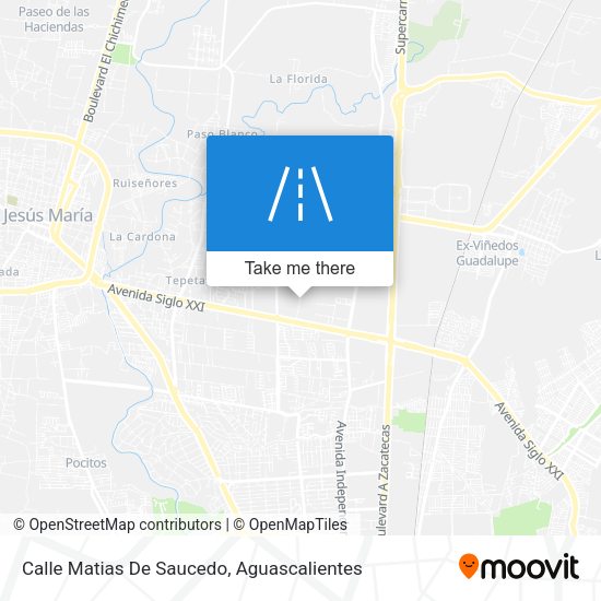 Mapa de Calle Matias De Saucedo