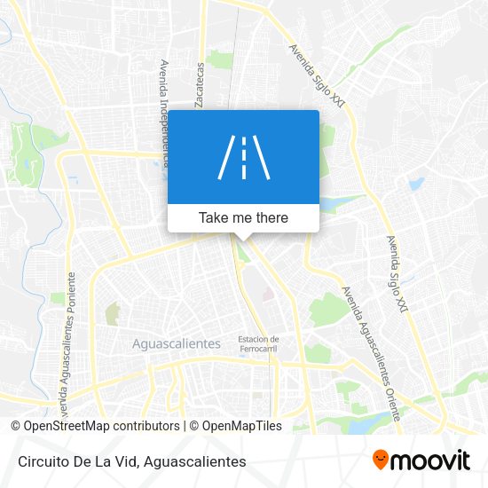 Circuito De La Vid map