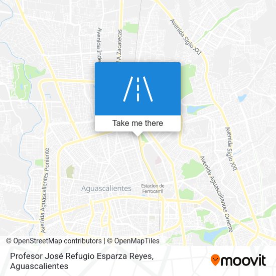 Profesor José Refugio Esparza Reyes map