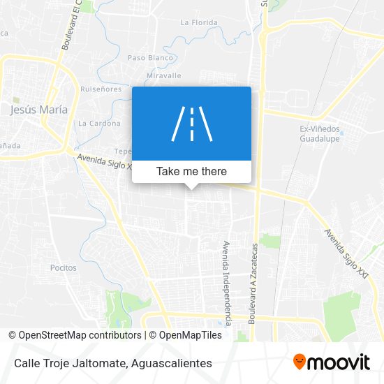 Mapa de Calle Troje Jaltomate