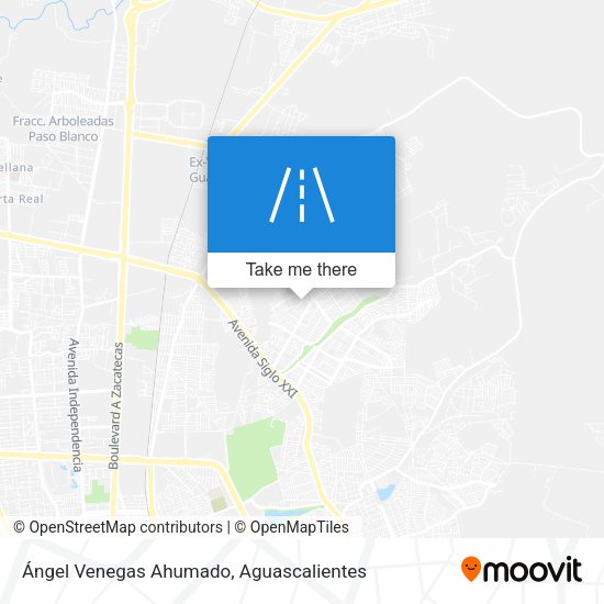 Ángel Venegas Ahumado map