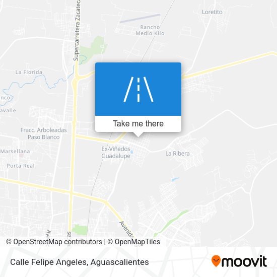 Calle Felipe Angeles map