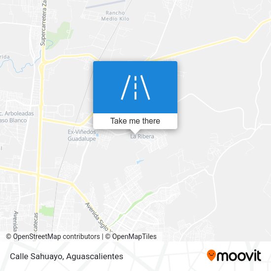 Calle Sahuayo map