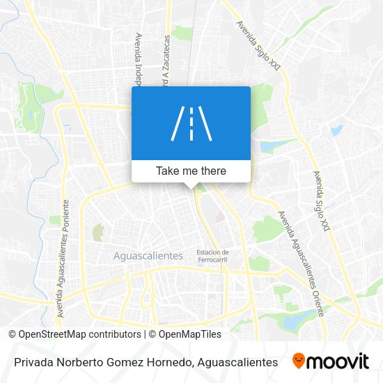 Mapa de Privada Norberto Gomez Hornedo