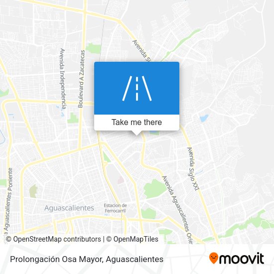 Mapa de Prolongación Osa Mayor
