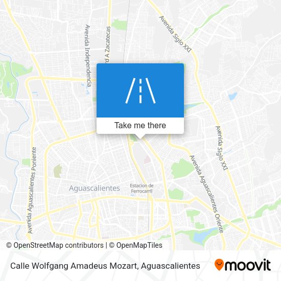 Mapa de Calle Wolfgang Amadeus Mozart
