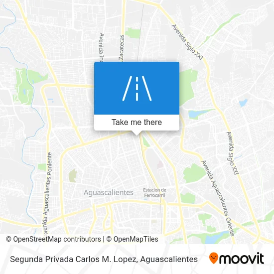 Segunda Privada Carlos M. Lopez map