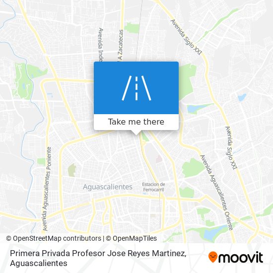 Mapa de Primera Privada Profesor Jose Reyes Martinez