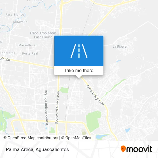 Palma Areca map