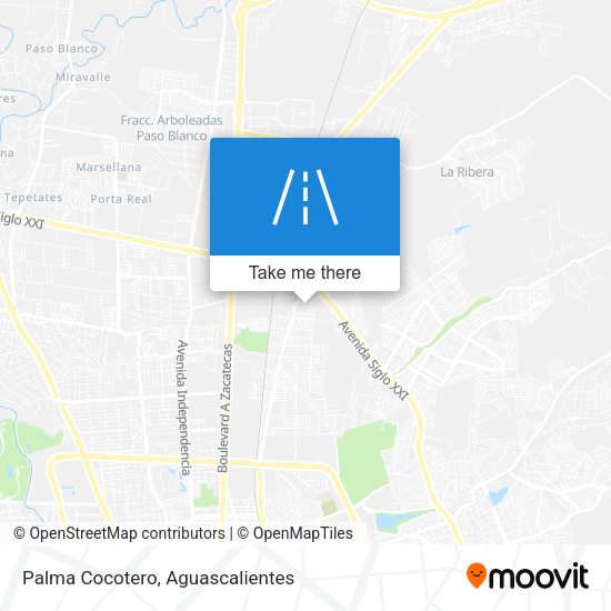 Palma Cocotero map