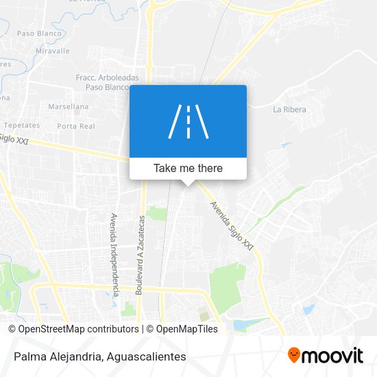 Palma Alejandria map