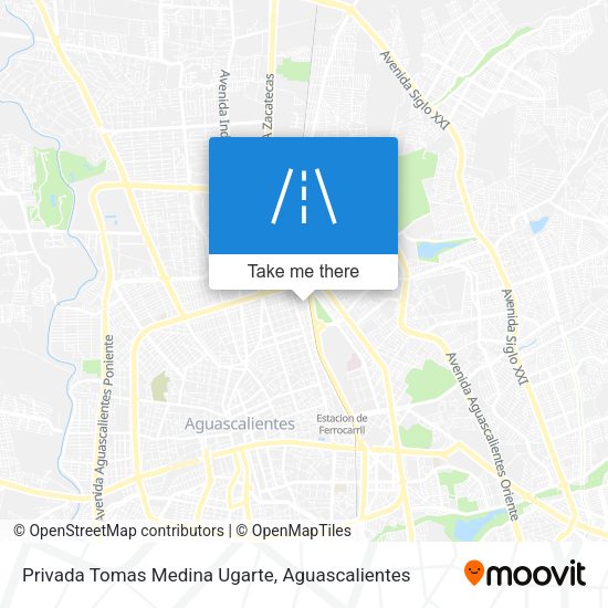 Privada Tomas Medina Ugarte map